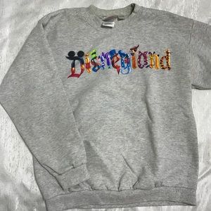 disneyland crewneck (heather grey)